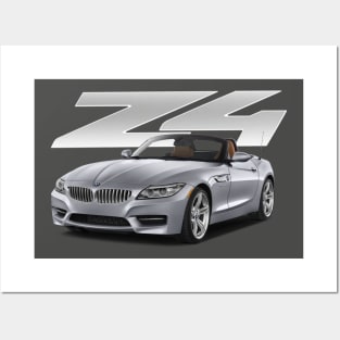 Z4 E89 Silver Emblem Posters and Art